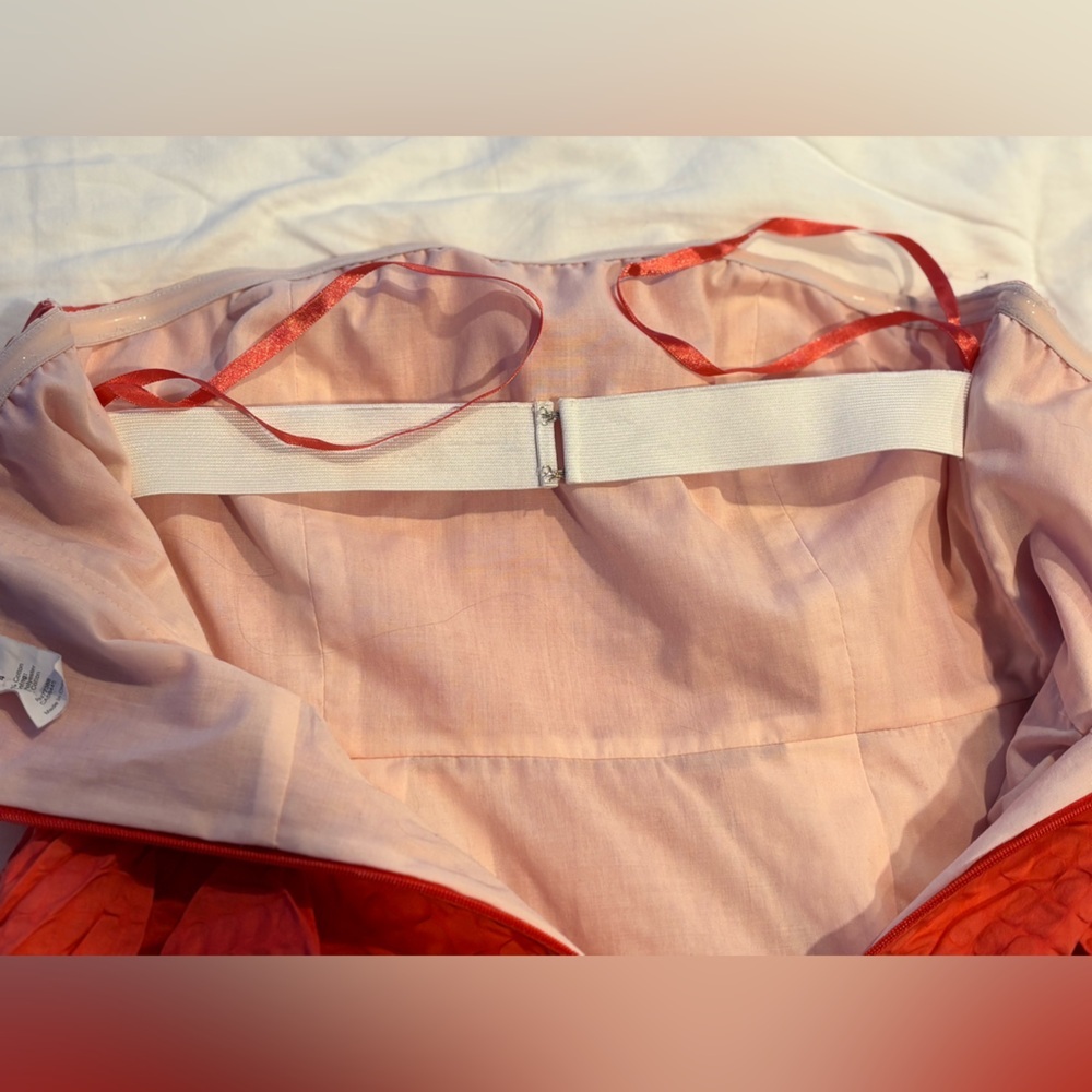 J. Crew Strapless Coral Sundress - Picture 4 of 8